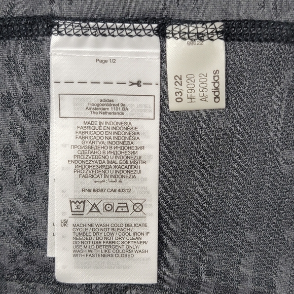 Adidas X Parley Short Sleeve Cycling Jersey Women Size M Black HF9020 New - Picture 12 of 12